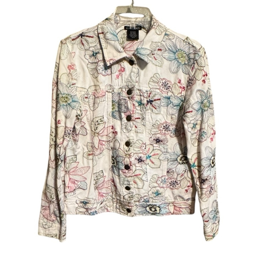 Vintage Nu Influence Denim Embroidered Jacket